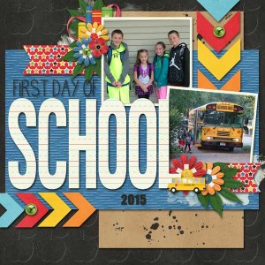 1st Day of School 2015