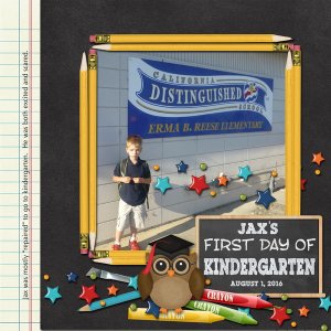 Jax's First Day of Kindergarten