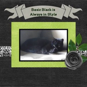 Basic Black - August 2016 Brush Challenge