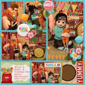 Wreck-It Ralph + Vanellope Von Sweetz Meet + Greet