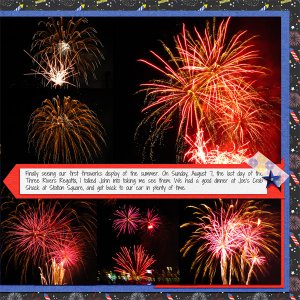Dinner + Fireworks, right side