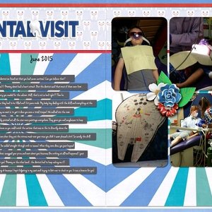Dental Visit - Two Page Spread