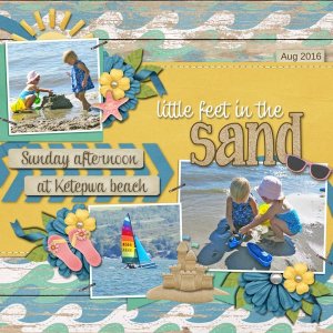 Little Feet in the Sand