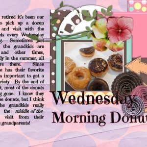 Wednesday Morning Donuts - August 2016 Template #2 Challenge