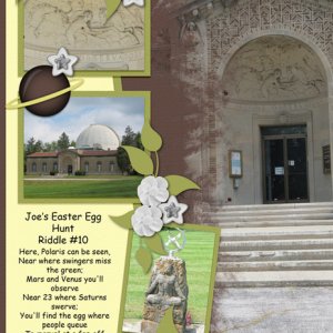 Joe's Easter Egg Hunt Riddle #10