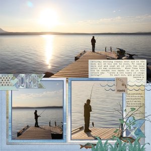 Sunrise fishing