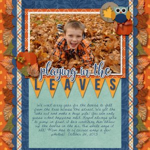Playing in the Leaves