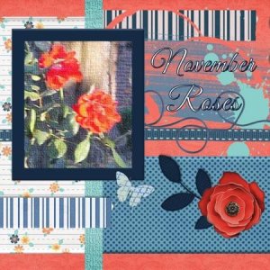 November Roses - September 2016 Mini Kit Challenge