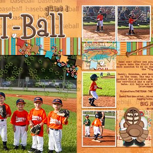 1st T-Ball game