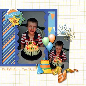 9th Birthday Cake