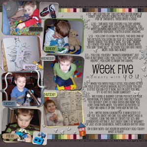 A Year in the Life of Gabe - Week 5