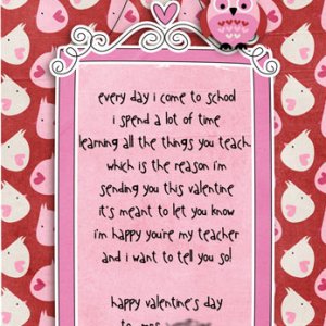 Teacher Valentine