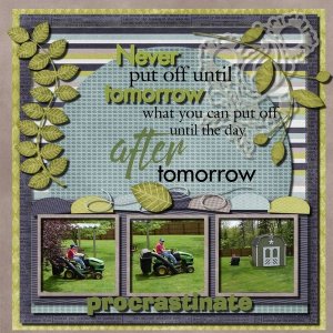 Procrastinate