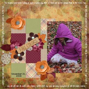 Fun in the Fall Leaves