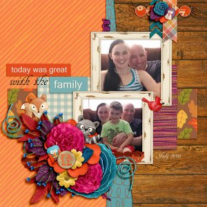 Today with the family - July 2016