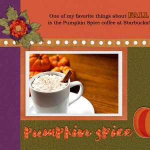Pumpkin Spice Coffee - October 2016 Buffet Challenge