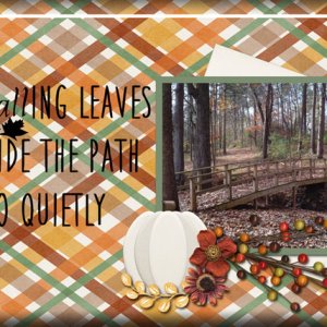 falling leaves