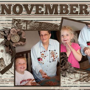 2017 Calendar Toppers - November