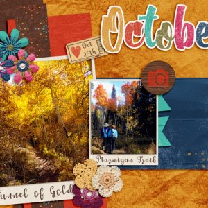 Tunnel of Gold October Calendar