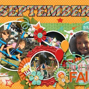 2017 September Calendar Topper