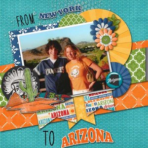 Travelogue Arizona font challenge