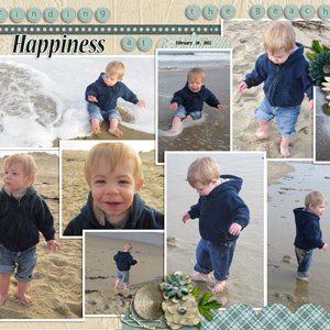 finding happiness at the beach