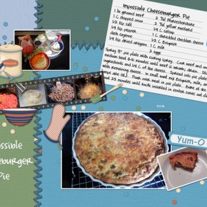 Impossible Cheeseburger Pie