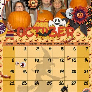Calender Template October