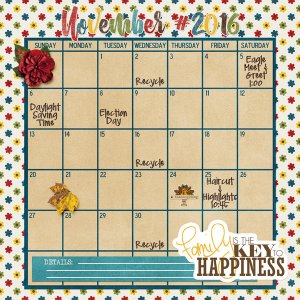 November 2016 Word Art Challenge