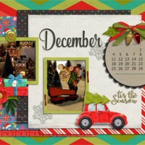 December Desktop Calendar
