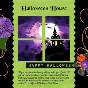 Halloween House - November 2016 Template #1 Challenge