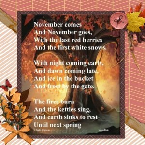 November - November 2016 Color Challenge