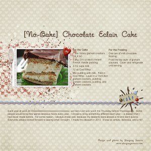 [No-Bake] Chocolate Eclair Cake