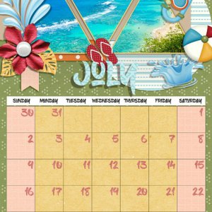 July calendar