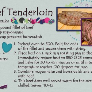 Beef Tenderloin Recipe