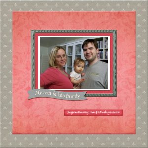 My son and his family