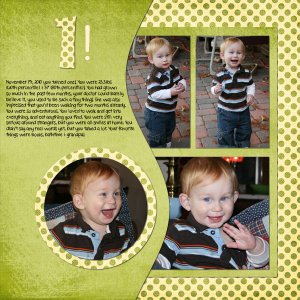 Killian is 1!