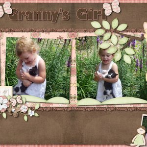 Full double page look Granny's girl
