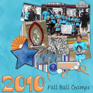 2010 Fall Ball Champs