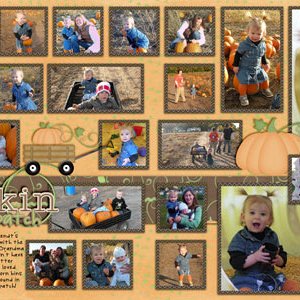 fun at the pumpkin patch - 2 page