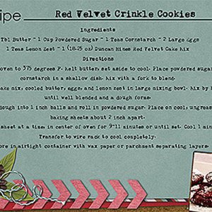 red velvet crinkle cookies