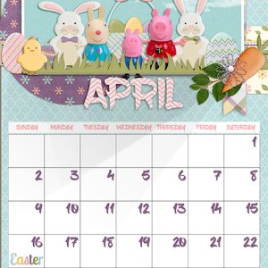 Calendar April