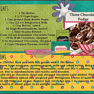 three chocolate fedge