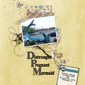 Distraught Pregnant Mermaid