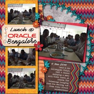 Lunch at Oracle Bangalore