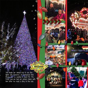 Kennywood Holiday Lights1, left  side