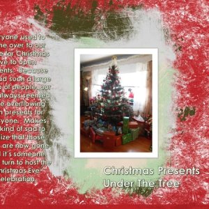 Presents Under The Tree - December 2016 Template #1 Challenge