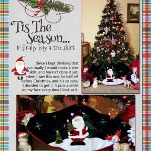 New tree skirt