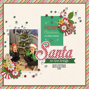 Santa On The Bridge