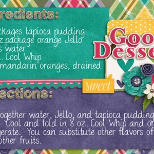 Good Dessert